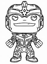 Funko Pop Coloring Marvel Thanos Pages Pops Para Colorear Guardian Galaxy Spiderman Figures Dibujo Kids Character Popular Print Fun Dibujos sketch template