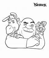 Shrek Kleurplaat Gelaarsde Ezel Kleurplaten Stemmen Puss Malvorlage sketch template