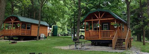 log cabin campground  ohio austin lake rv park cabins