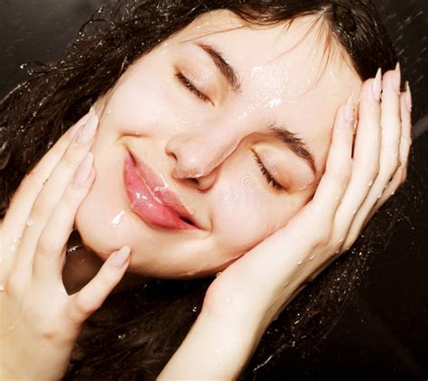 girl taking a shower stock image image of fresh clean 96758121