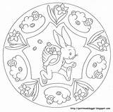 Coloring Easter Sheets Pasqua Mandales Plus Google sketch template