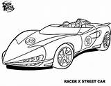 Racer Coloring Speed Car Pages Street Print Template Search Tocolor sketch template