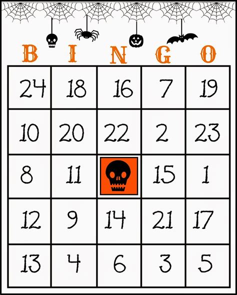 crafty  crosby  printable halloween bingo game printable bingo