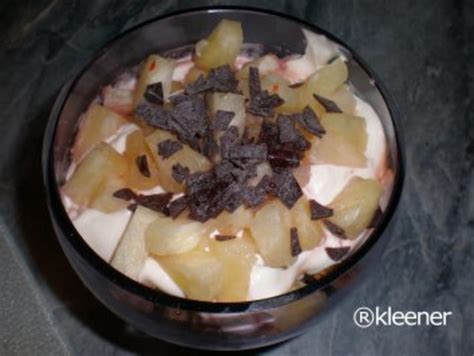 joghurt ananas dessert rezept mit bild kochbarde