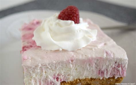 raspberry cream cheese dessert    cape