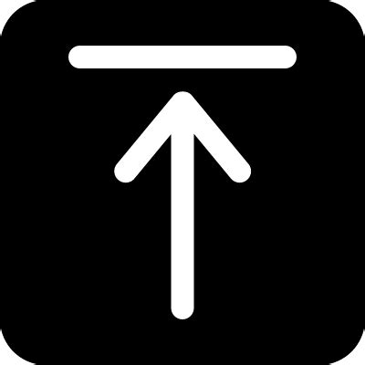 arrow black square button interface symbol  vectors logos icons   downloads