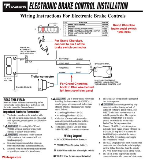tekonsha prodigy brake controller wiring diagram wiring diagram pictures
