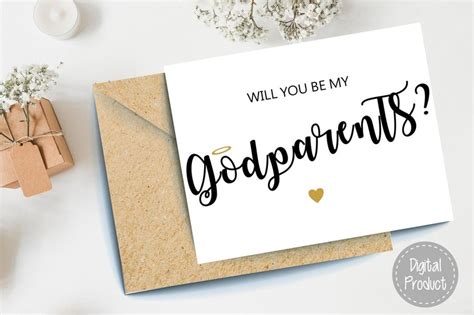 godparent proposal     godparent card printable etsy