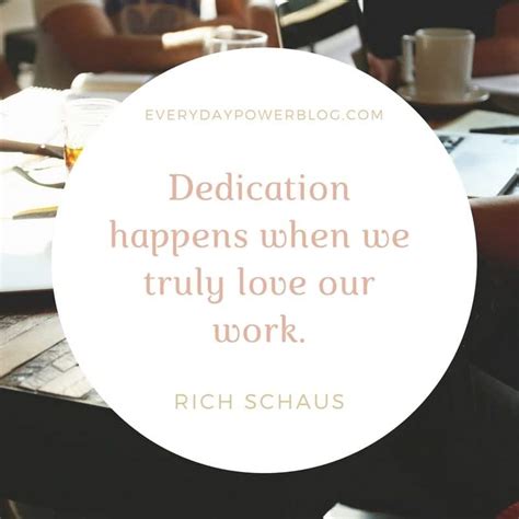improve dedication  work career development
