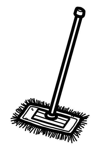 120 Black And White Cartoon Cleaning Product Stock Illustrations