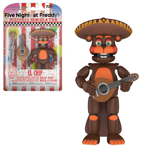 funko five nights at freddys pizzeria simulator el chip action figure