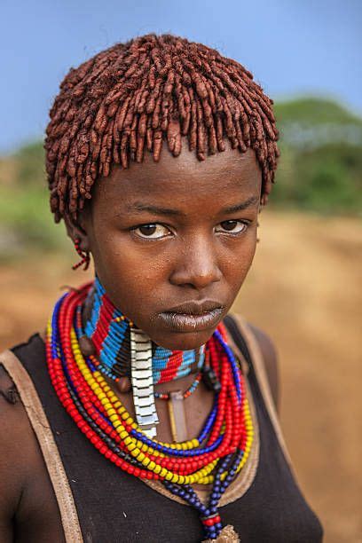 portrait of woman from hamer tribe ethiopia africa black is beautiful
