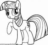 Little Pages Coloring Getcolorings Pony sketch template