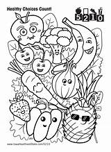 Healthy Colouring Eating Wellbeing Sheet sketch template