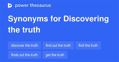 discovering  truth synonyms  words  phrases  discovering  truth