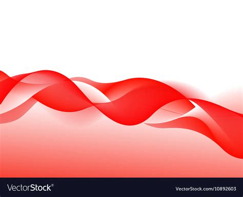 abstract red wave  background royalty  vector image