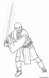 Windu Mace Sith Clone Jedi Clones Venganza Supercoloring Printables Ritorno Darth Colorironline Categorias sketch template