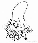 Sam Yosemite Coloring Pages Cartoon Tunes Kids Looney Characters Character Printable Color Print Gif Tex Avery Colouring Bugs Bunny Mac sketch template