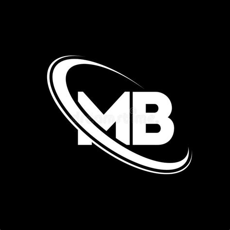 mb logo   design white mb letter mbm  letter logo design initial letter mb linked circle