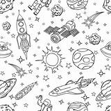 Space Doodle Outer Doodles Drawing Wall Choose Board Drawings sketch template