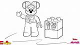 Duplo Coloring Lego Pages Activities Library Popular Clipart Coloringhome sketch template