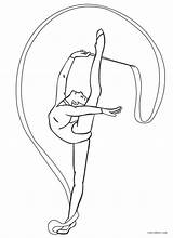 Gymnastics Turnen Ausmalbilder Barbie Cool2bkids Ausdrucken Kddk Rhythmic sketch template
