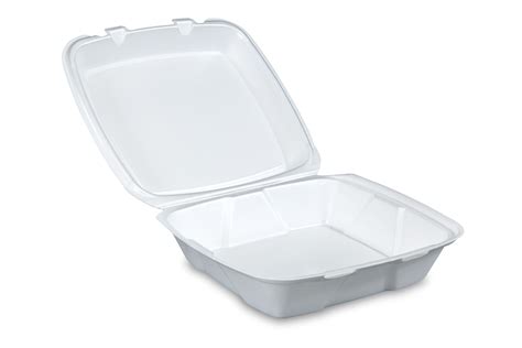 p styrofoam hinged container cs dependable plastic