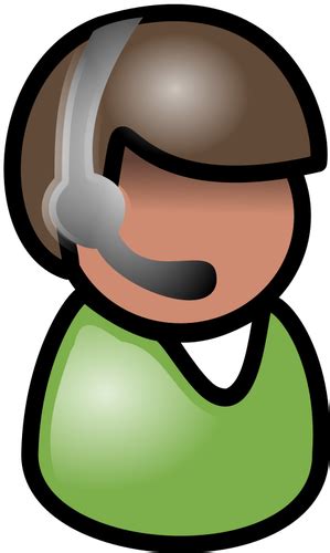 feamle white indian telephone operator icon vector image public