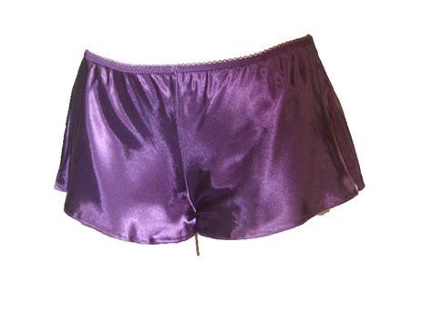 Ladies Womens Silk Satin French Knickers Lingerie Underwear Panties Briefs