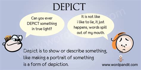 meaning  depict
