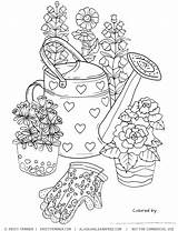 Pail Gardening Kristitrimmer sketch template