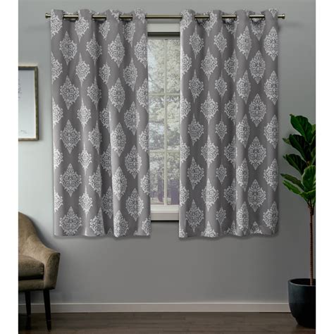 exclusive home curtains medallion room darkening blackout grommet top