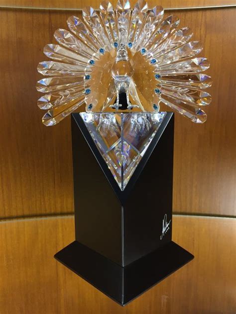 swarovski silver crystal peacock catawiki