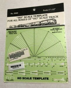 rare  ho scale track template   ctt   nos factory