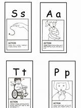 Jolly Phonics Flashcards sketch template