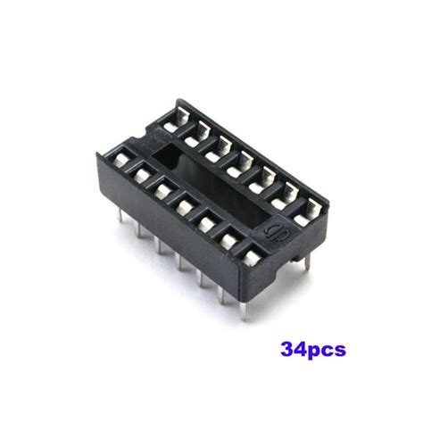 ics integrated circuit pin pin pin pin pin pin pin dip ics sockets  connectors