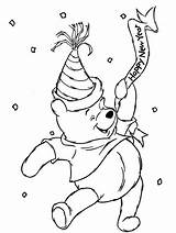 Pooh Coloring Pages Winnie Bear Cartoon Part sketch template