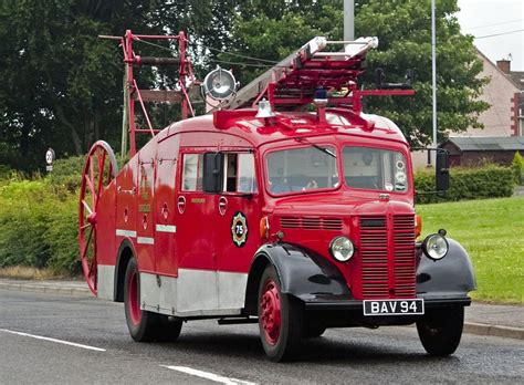 1940 bedford pump escape bav94 fire trucks fire engine bedford truck