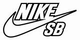 Coloring Nike Logo Sb sketch template
