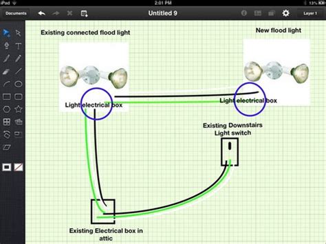 diagram wiring diagram  motion flood light mydiagramonline