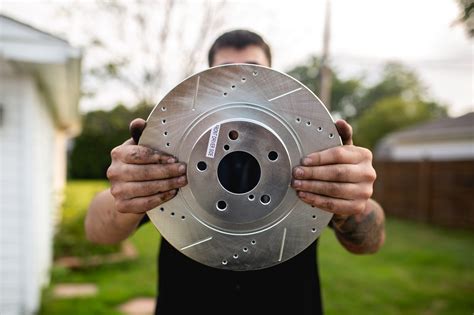 drilled  slotted rotors      powerstop brakes
