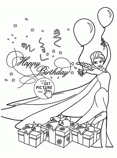 birthday card coloring page  getcoloringscom  printable