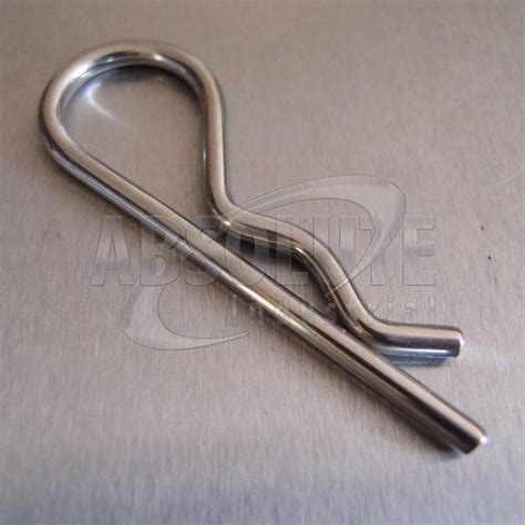 Stainless Steel R Spring Clips Retaining Pins Aisi 316 Trailer