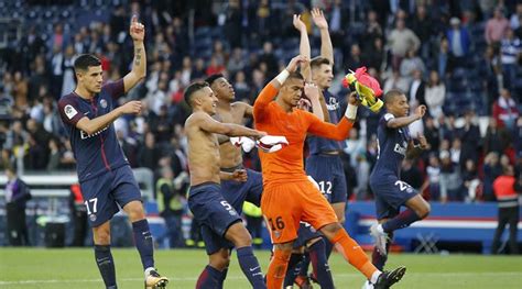 psg win     dijon  move  points clear  ligue  football news  indian express