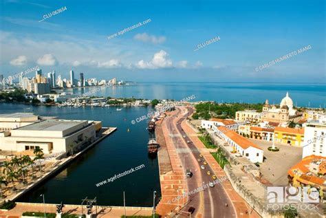 panoramic  cartagena bolivar colombia stock photo picture  rights managed image pic