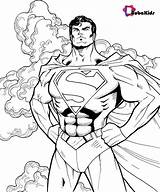 Superman Bubakids Kids A4 Coloringfolder sketch template