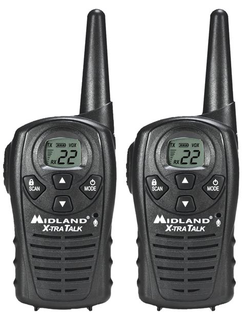 radios walkie talkies midland lxt gmrs wireless handheld walkie