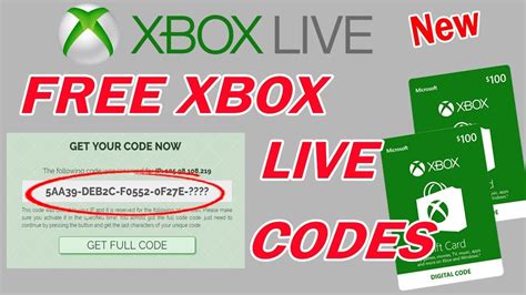 How To Get Free Xbox Codes Xbox Gold Live Xbox T Card Codes