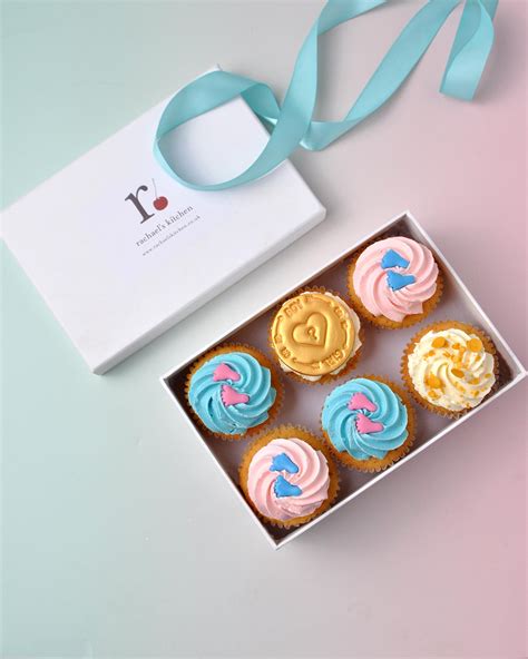 gender reveal cupcakes delivered rachael s kitchen