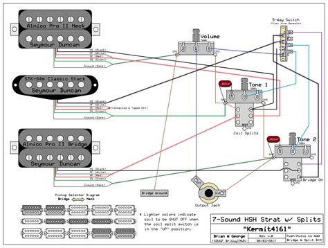 hsh wiring diagram  volume tone